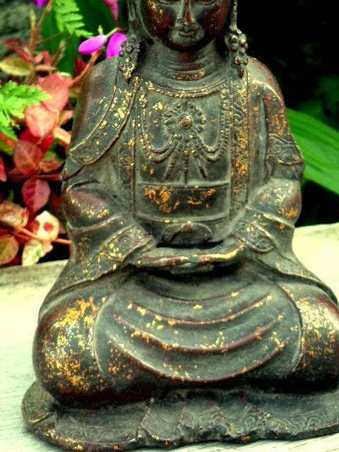 ♥鍍金　仏像　高212ｍｍ　観音像　観音様　骨董　古玩　中国　レトロ