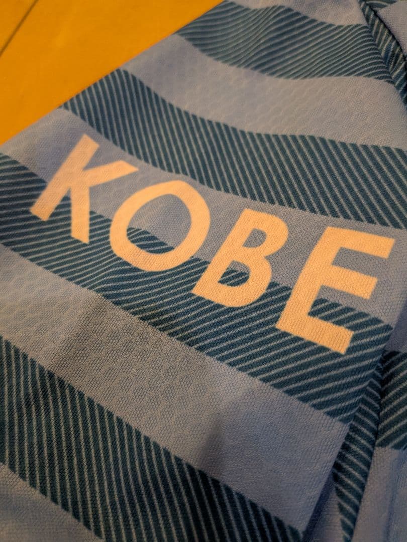 2019ヴィッセル神戸GKユニフォーム長袖 水色 ストライプ