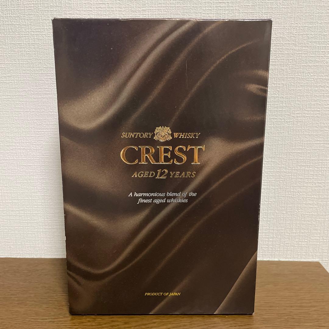 古酒　サントリー　ウイスキー　クレスト　12年　未開栓