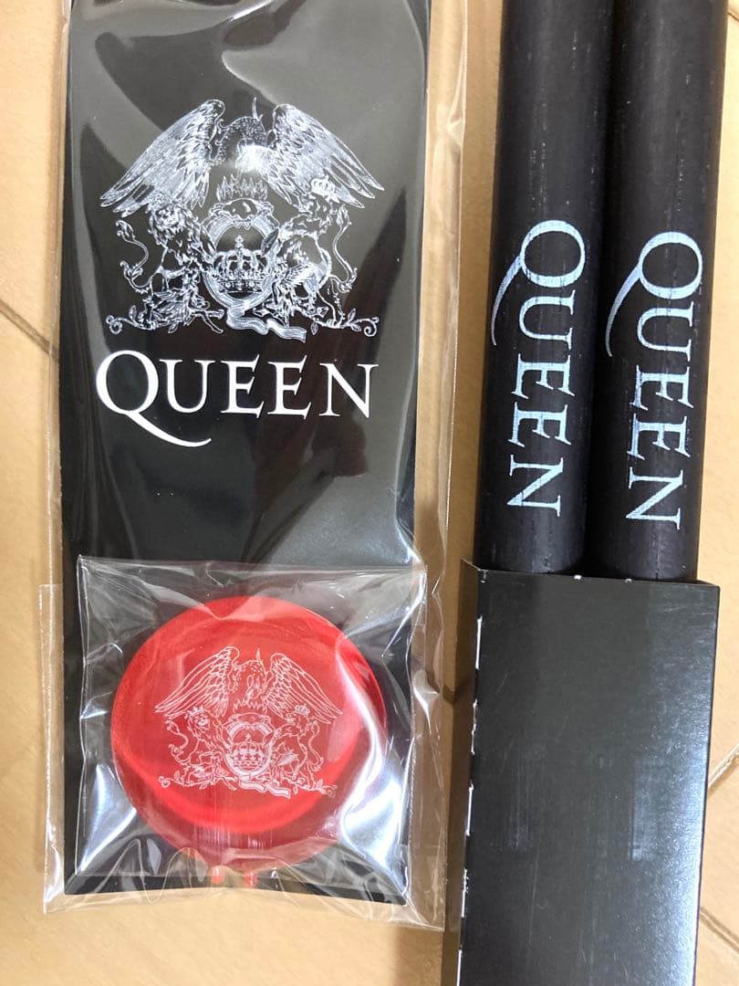 クイーン アダムランバート　ツアー限定　ロジャー　ドラムスティック　と箸セット