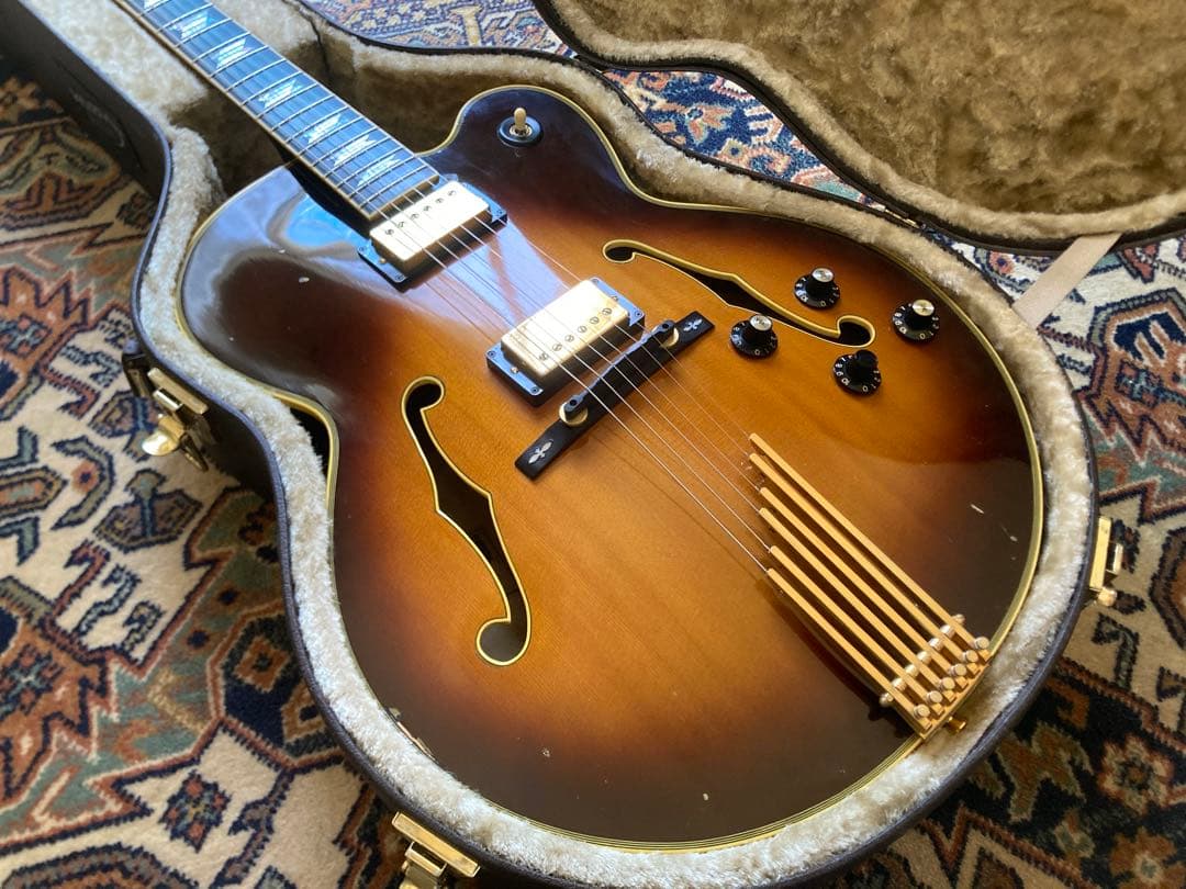 Moon EL-5-C-2HB エレキギター 日本製 ギブソン L-5モデル