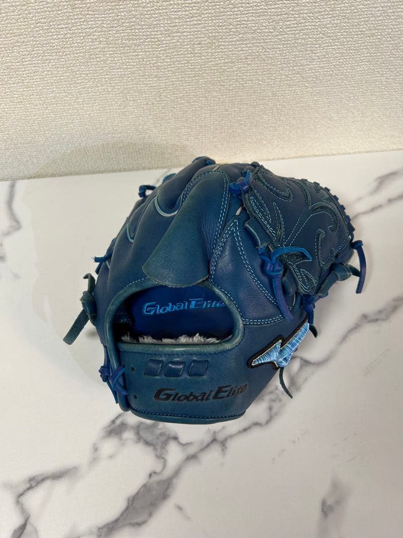 Global Elite 軟式グローブ 青　菅野智之モデル