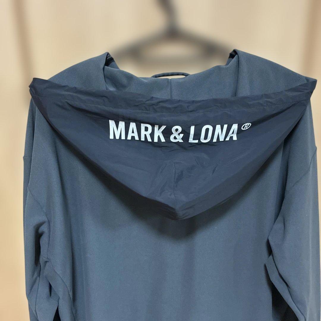 MARK & LONA フード付きパーカー ダークグレー
