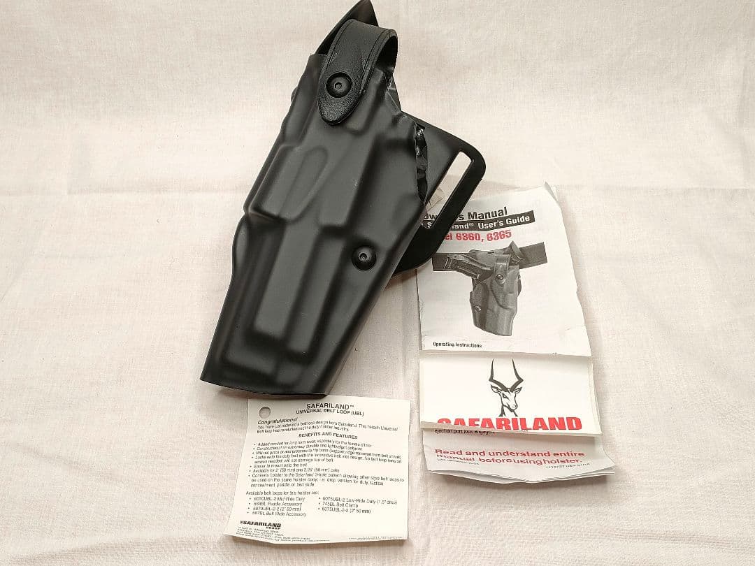 【実物】サファリランド M9 ホルスター 左利き用 Safariland 92F