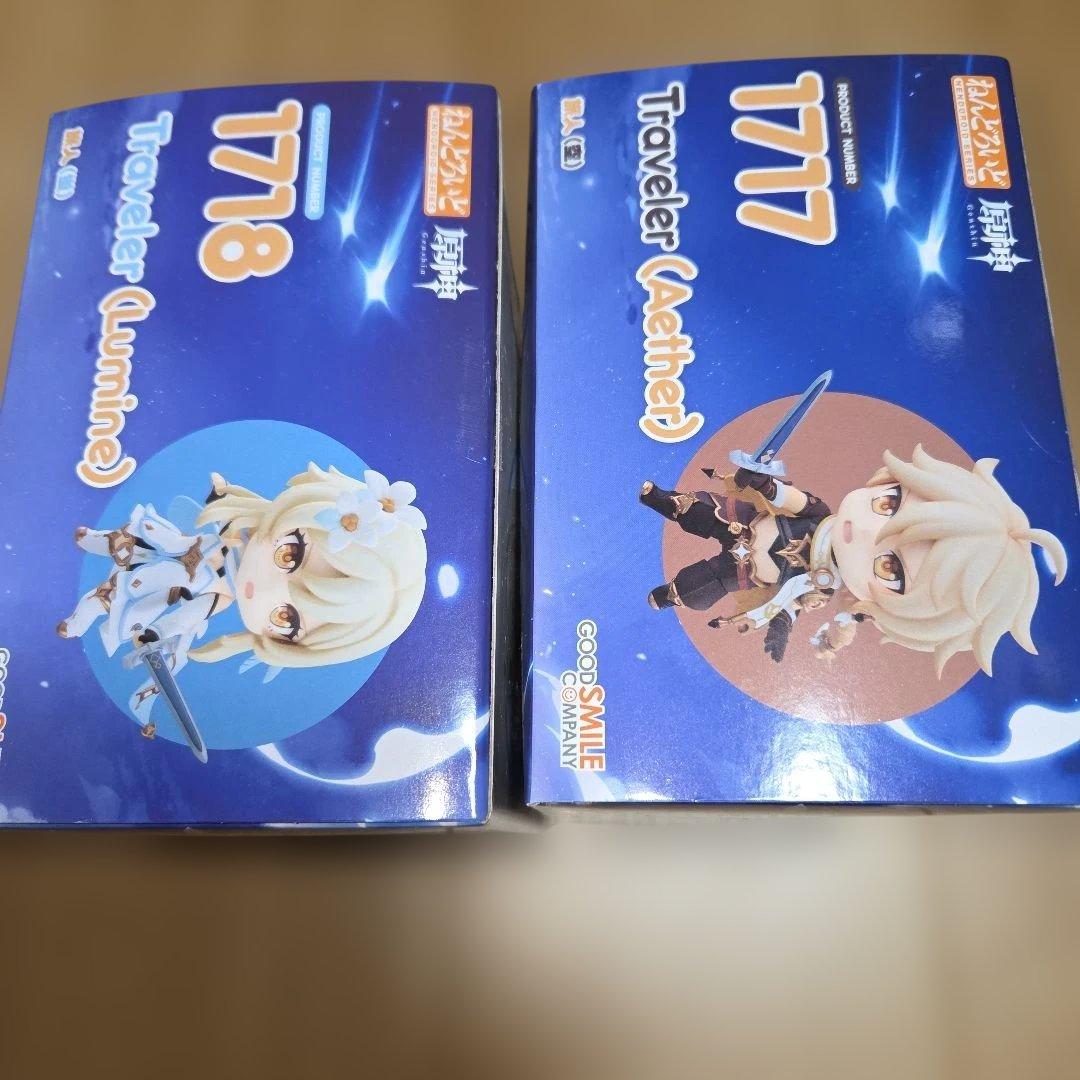 原神 ねんどろいど　旅人　空　蛍 新品未開封