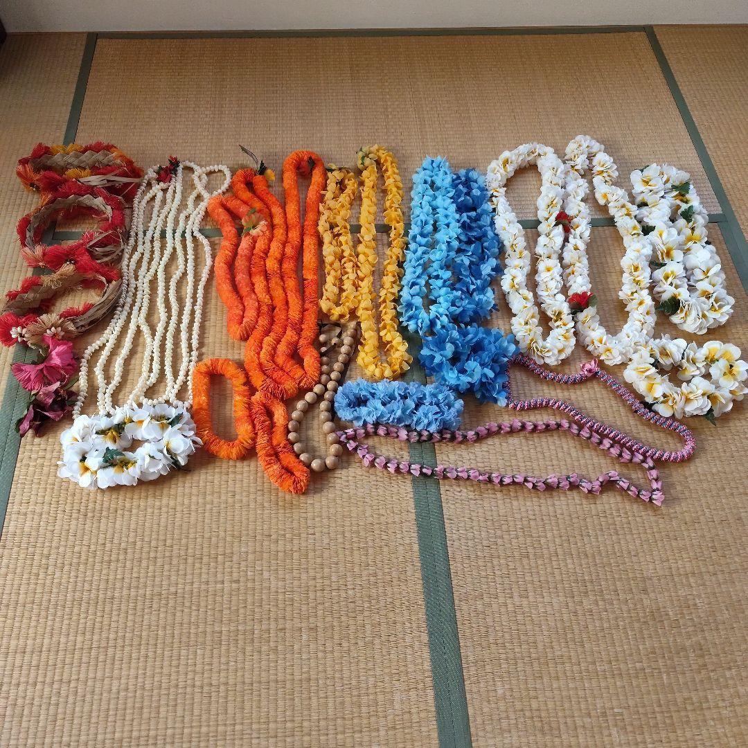 最終値下げ！フラダンス 　レイ　花冠　マウイポイボール　ヘアアクセ　まとめ売り