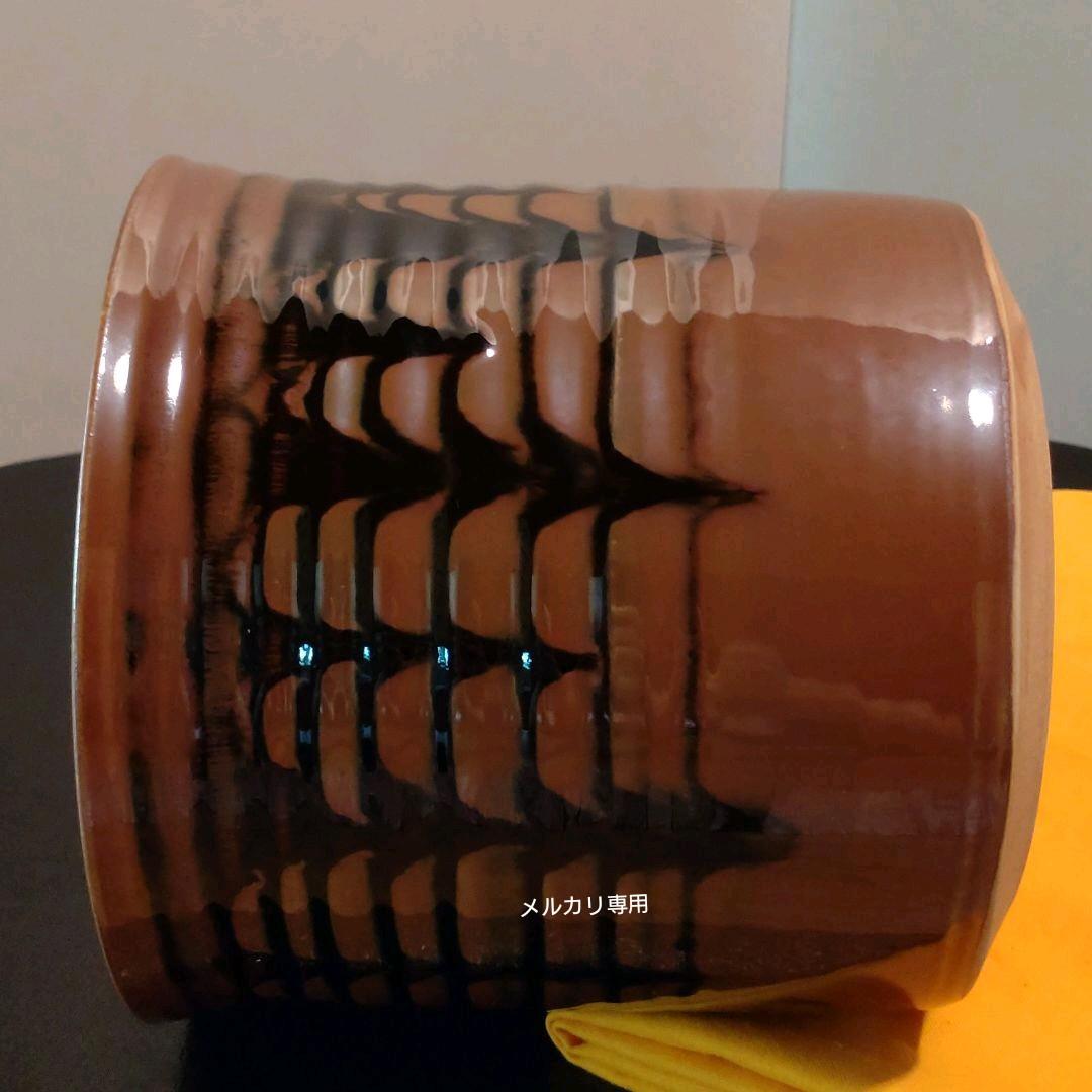 【加藤唐三郎】古瀬戸　一重口　水指　茶道具