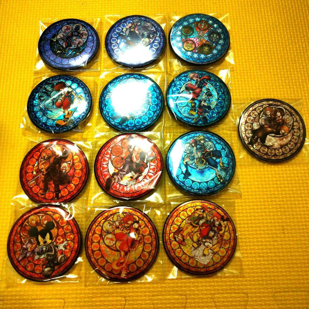 ディズニー　キングダムハーツ　カンバッジコレクション　全13種セット　コンプ