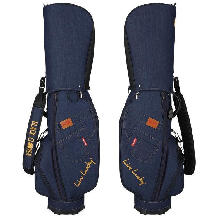 新品 ブラッククローバー デニムキャディバッグ ジーパンデザイン