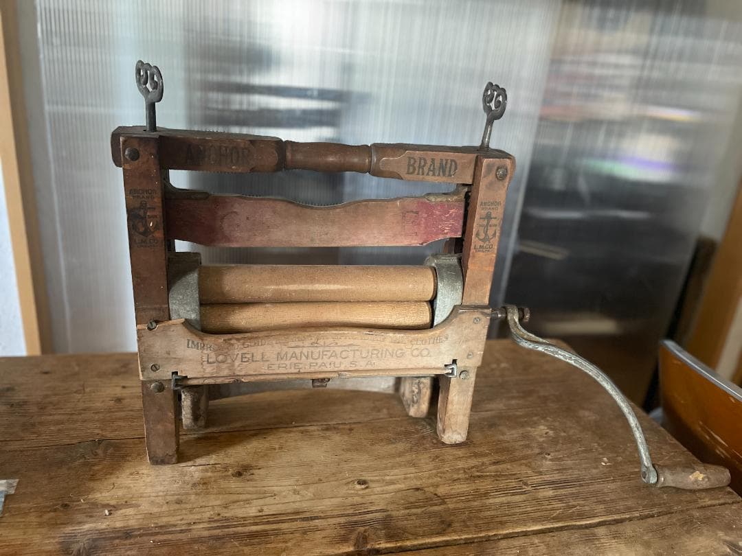 アンティーク　脱水機