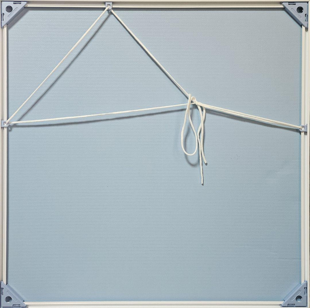 中国古美術　中国古画　紙本肉筆　金彩色絵　人物画　宮中の図　作者不明　簡易額装2