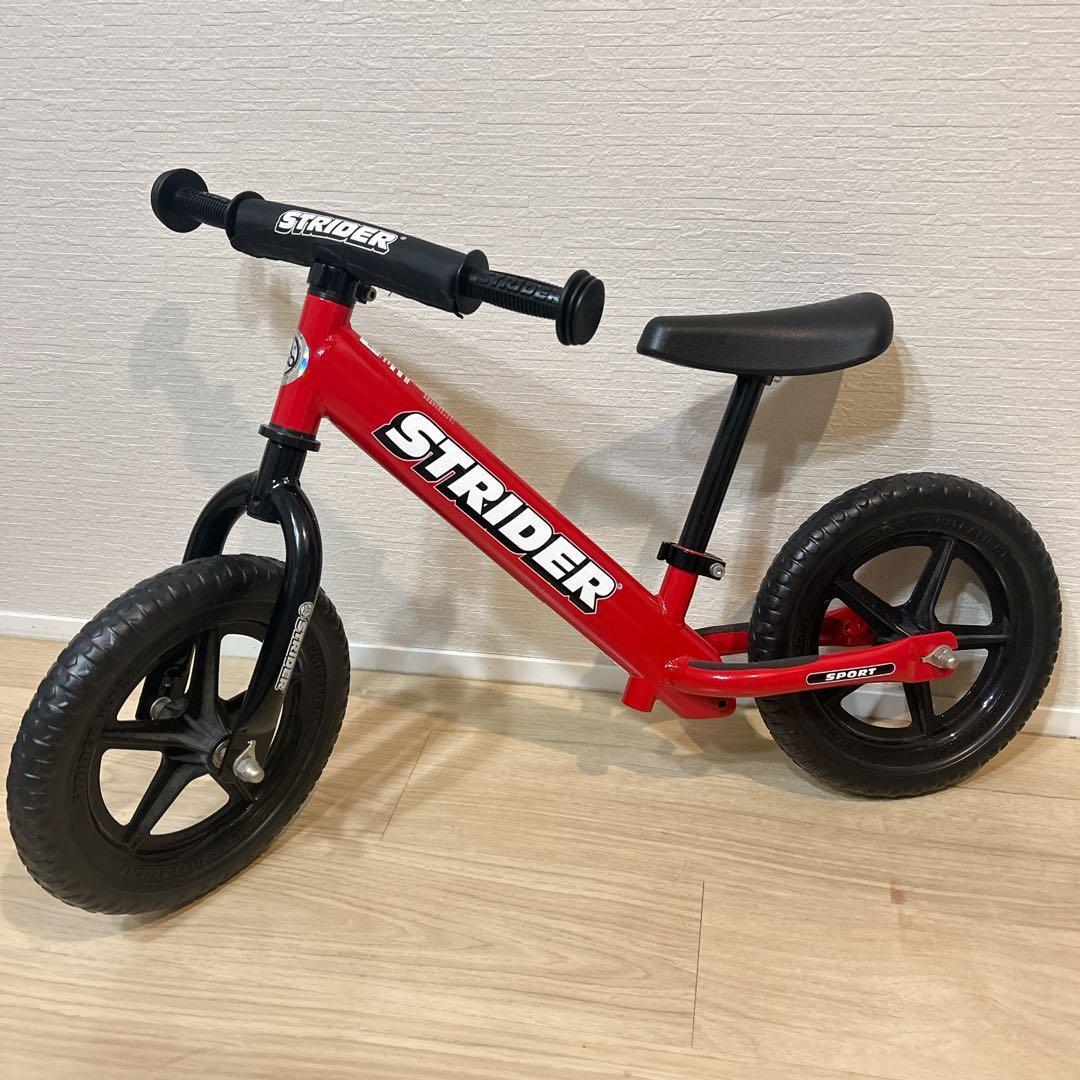 【美品】 STRIDER 日本正規品 バランスバイク 12インチ レッド