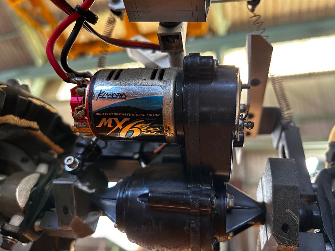 タミヤクラットバスター改　スティックシャーシ ハブリダクション4WS