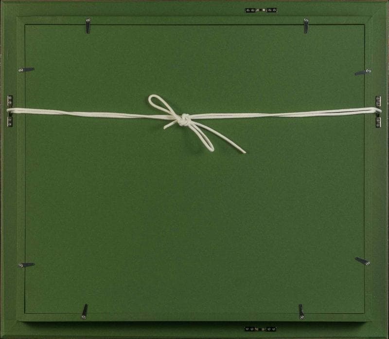 山下清　油彩　肉筆『スイスの町』表と裏サイン　F8号　額装　b814