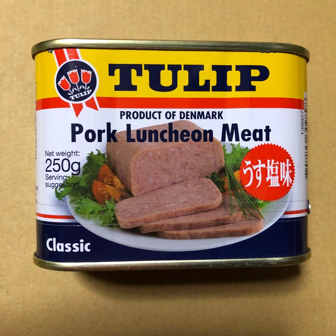 A.88kチューリップポーク缶詰250gうす塩 24缶