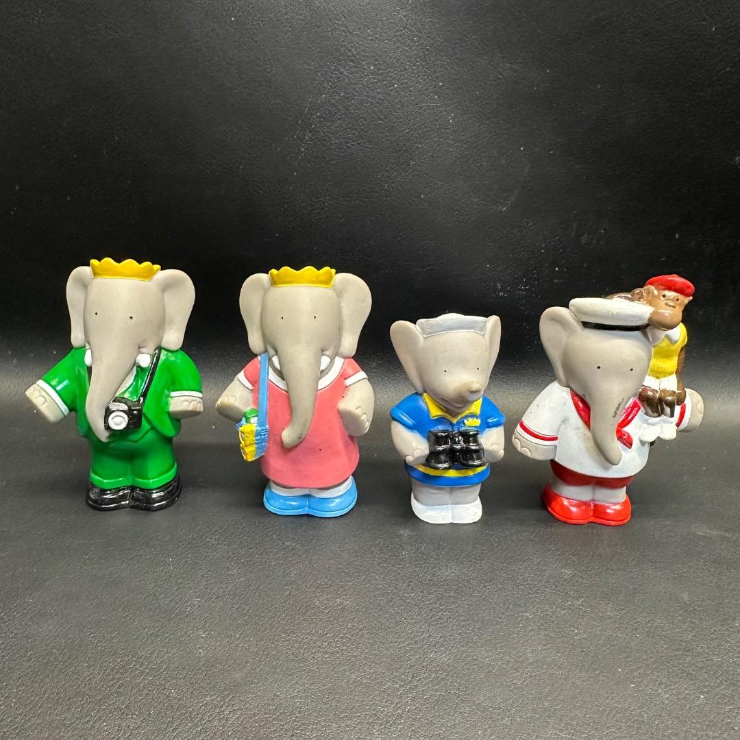 ♡Fa右1019 当時物 ぞうのババール フィギュア 人形 レア 4点まとめ