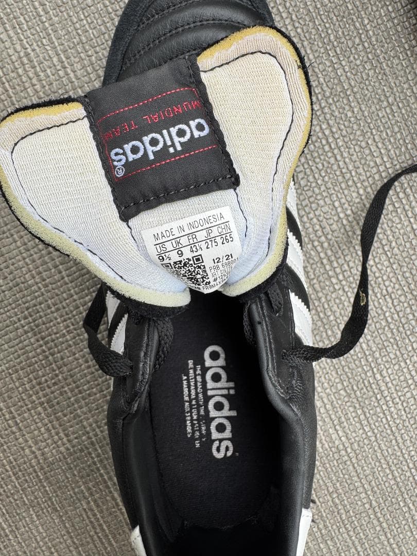 着用回数5回adidas Mundial 27,5cm