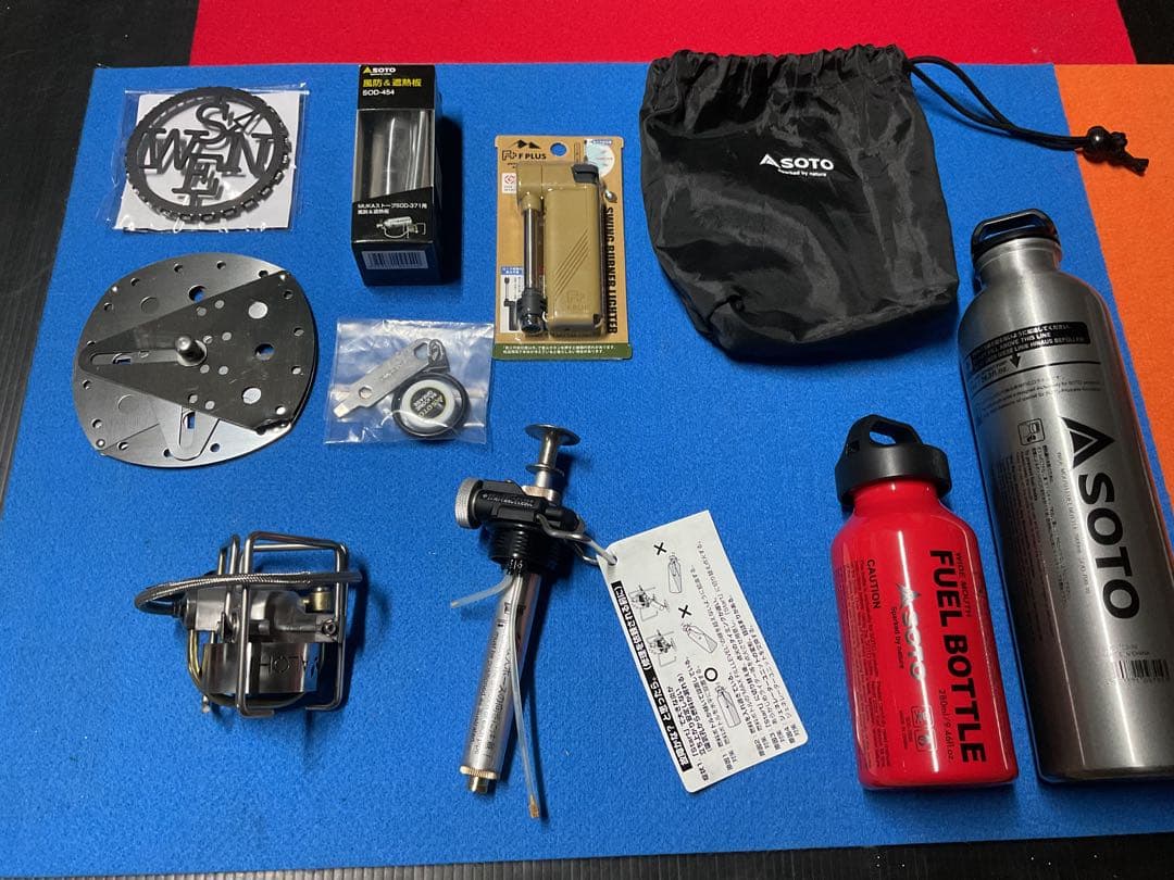 SOTO MUKAストーブ点検済み動作良好美品・新品付属品多数付きお買い得セット