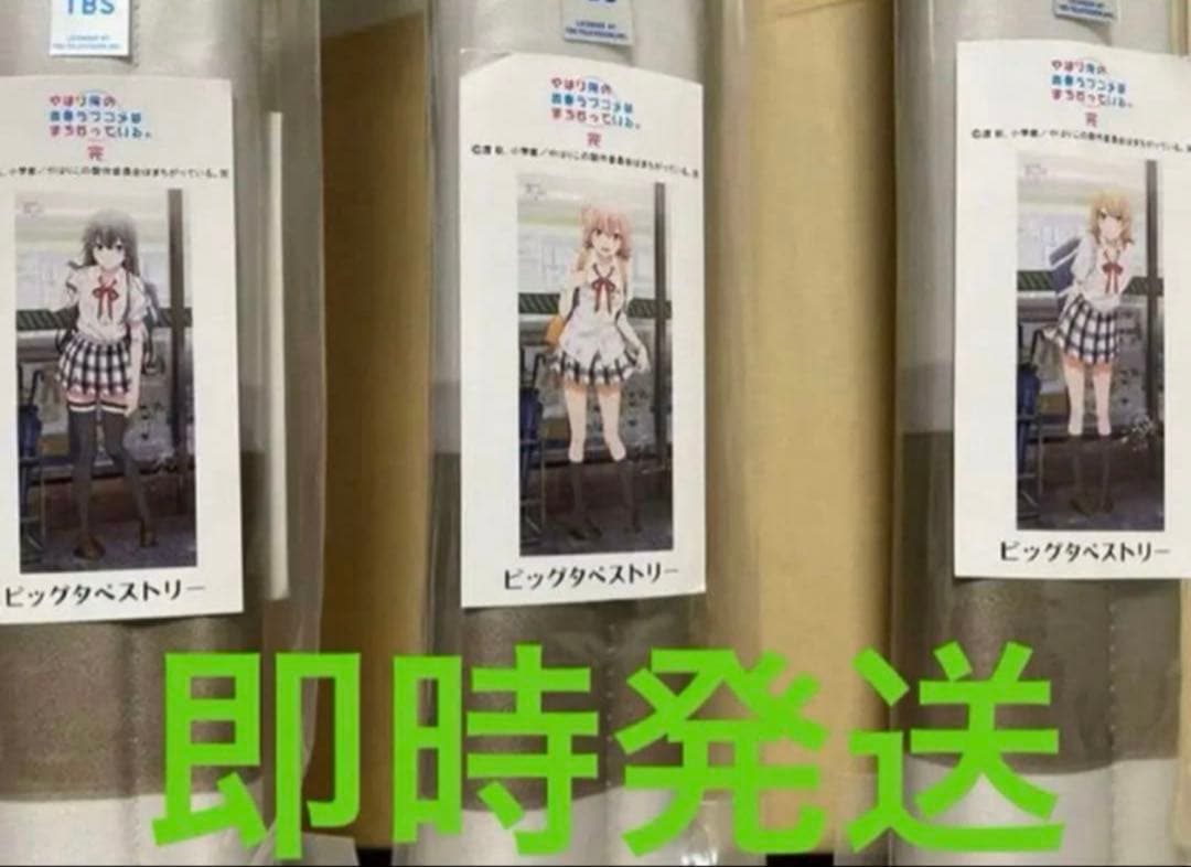 やはり俺の青春ラブコメはまちがっている。完BIGタペストリー銀色サインver.