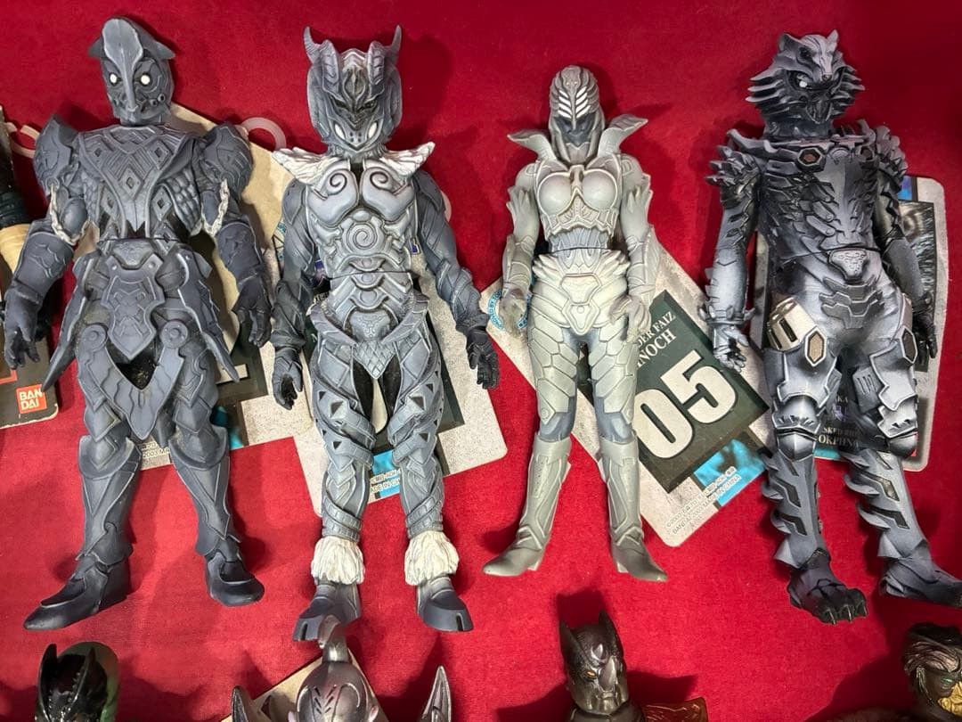 タグ付き 仮面ライダー 怪人シリーズ まとめ売り 19体 クウガ ファイズなど