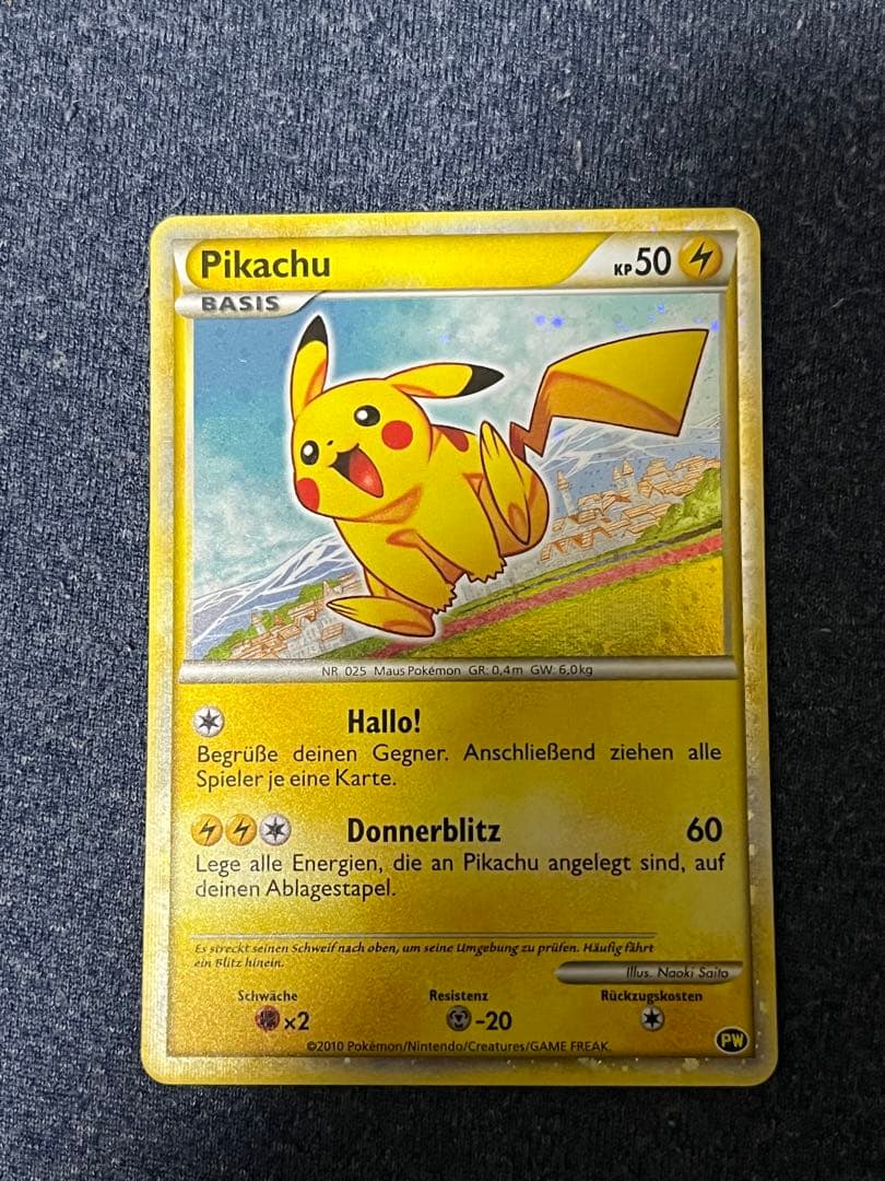 ピカチュウワールド　ドイツ語