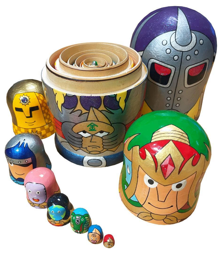 超特大！悪魔将軍（キン肉マン）マトリョーシカ 【10体1セット】