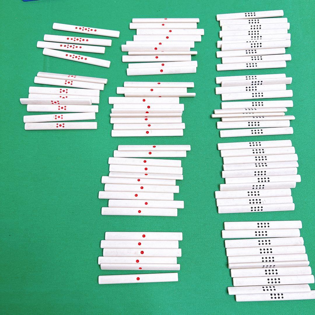 キングバード　麻雀牌　背黒牌　昭和レトロ 五本羽一索