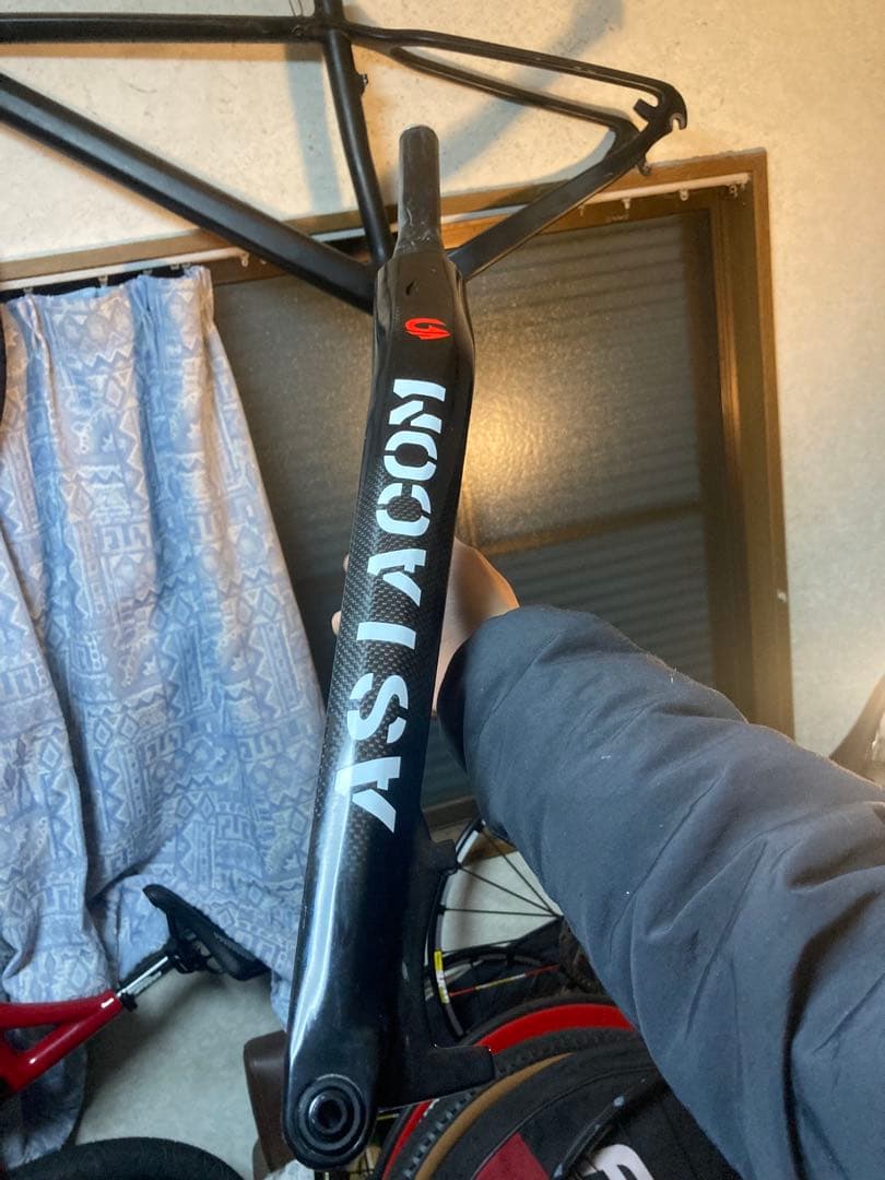 Asiacom カーボンフォーク スルーアクスル 100x15 ノンブースト