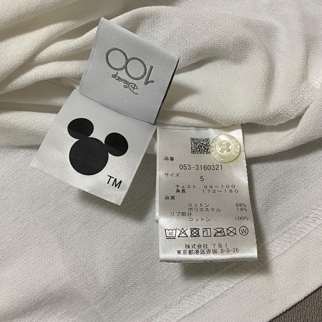 パーリーゲイツ×ディズニー100周年記念コラボ 半袖ポロシャツ L