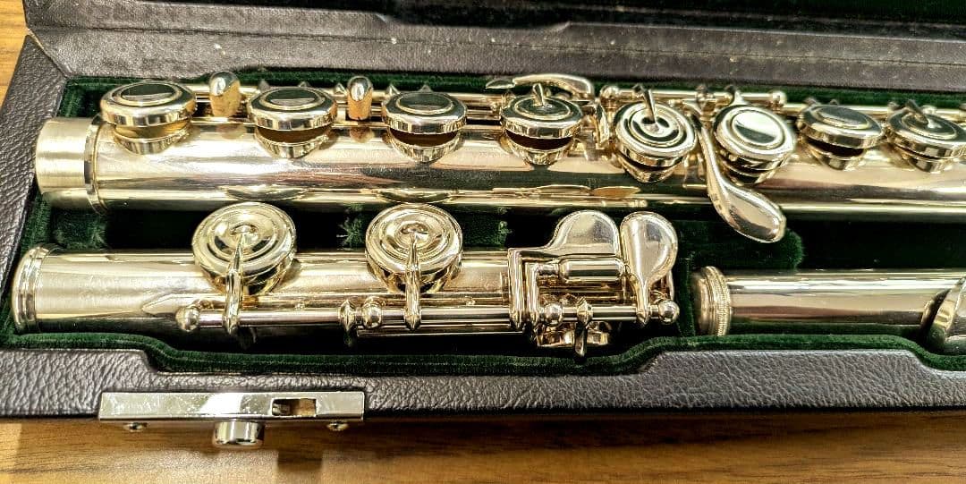 Altus フルート A1007 頭部管・管体、銀製 ケース キャリーバッグ