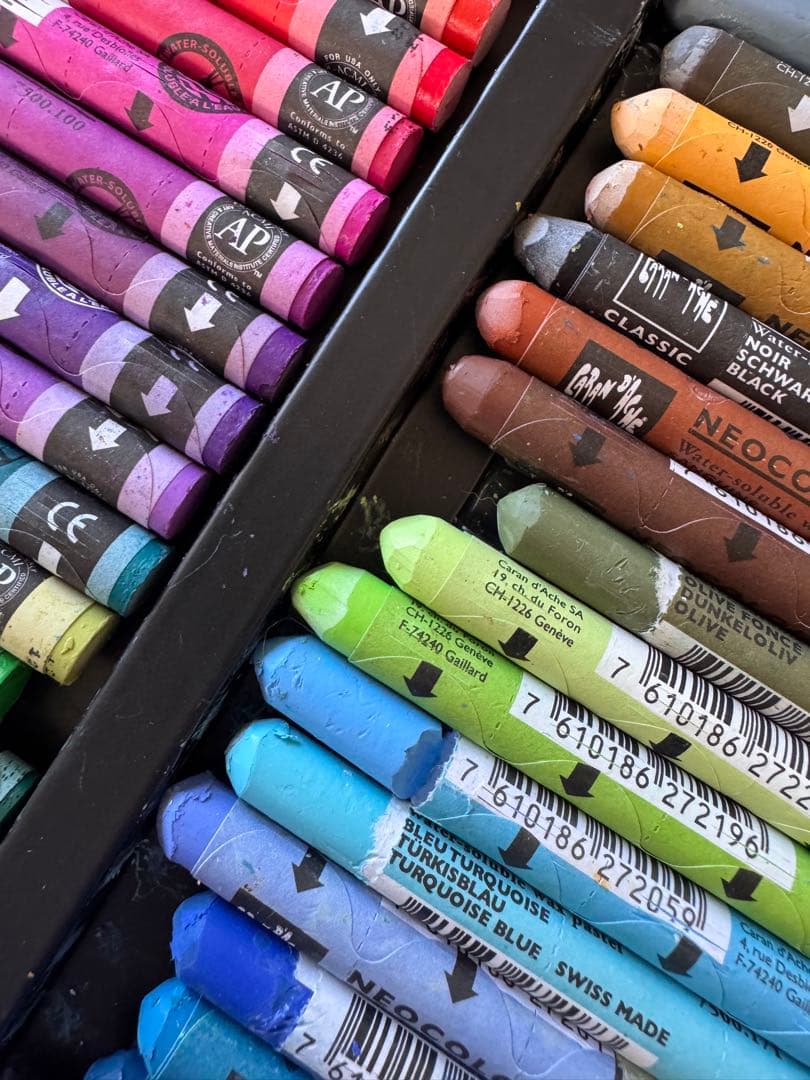 絵画 NEOCOLOR II Wax Pastels