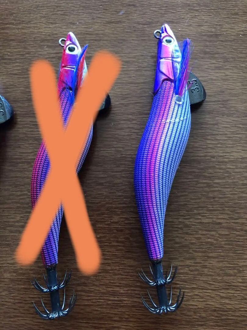 エギ 3.5号1つ　3.0号3つ　2.5号1つ　エギリー　ダートマックス