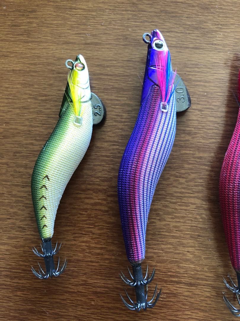 エギ 3.5号1つ　3.0号3つ　2.5号1つ　エギリー　ダートマックス