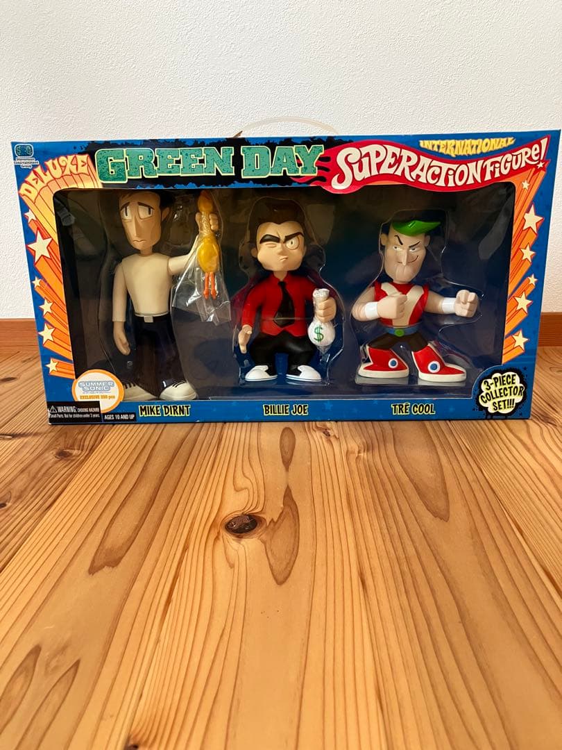GREEN DAYのフィギュア　未開封