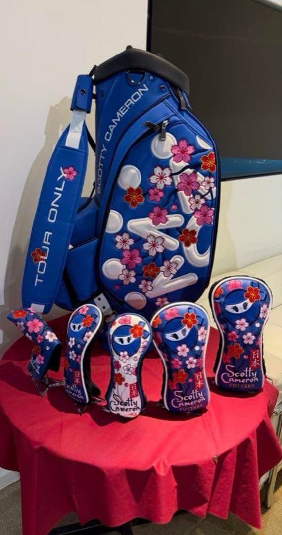 大福様　2025スコッティキャメロンフェスティバル桜柄キャディバッグ　限定200