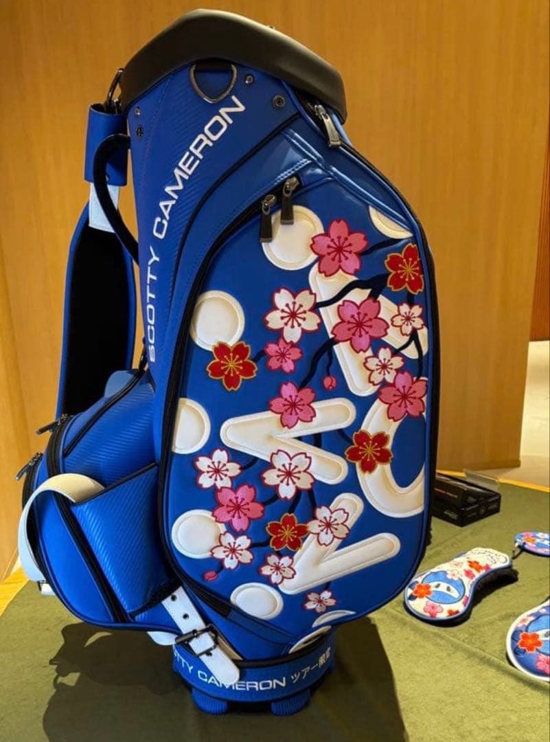 大福様　2025スコッティキャメロンフェスティバル桜柄キャディバッグ　限定200