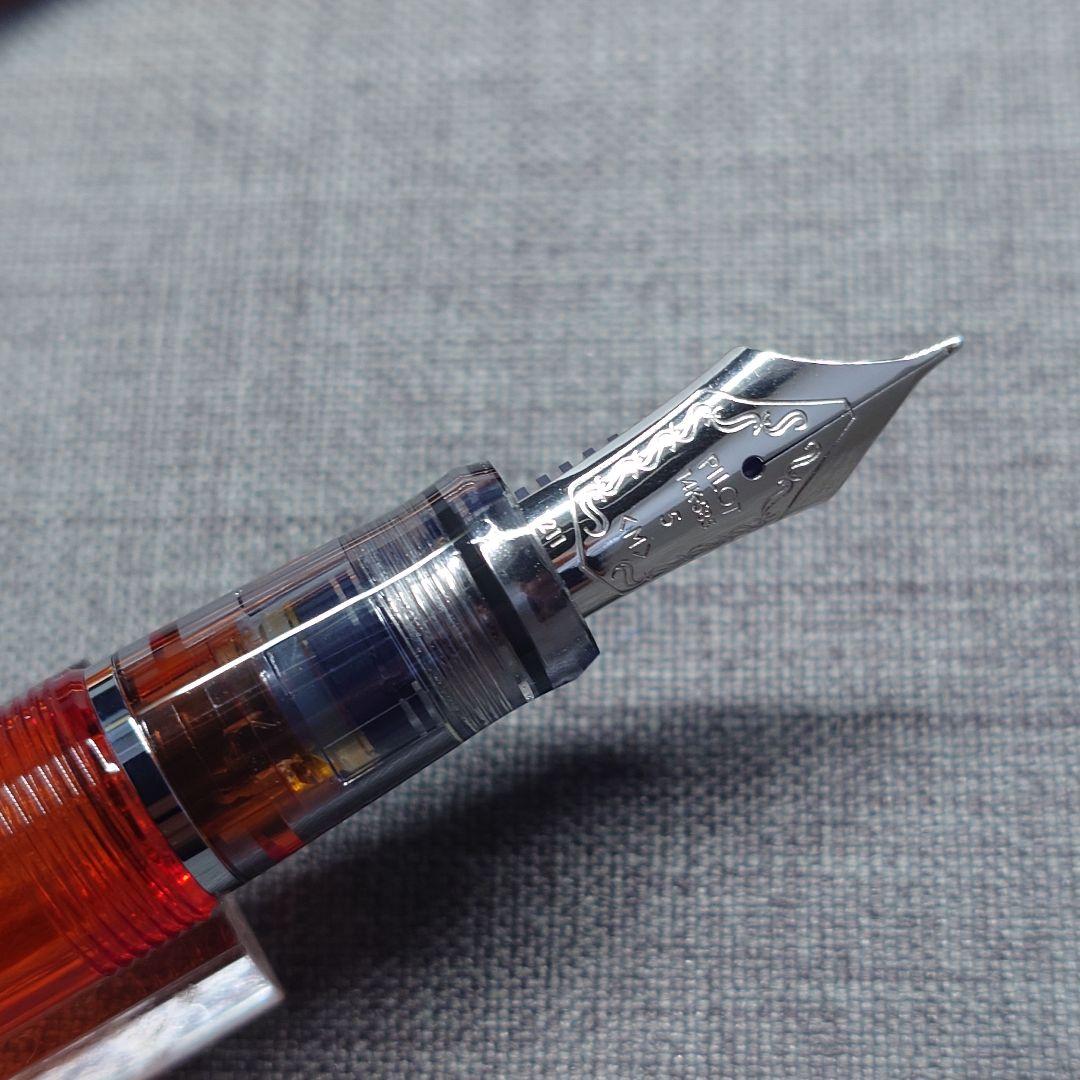 パイロット カスタムヘリテイジ92 透明オレンジ M