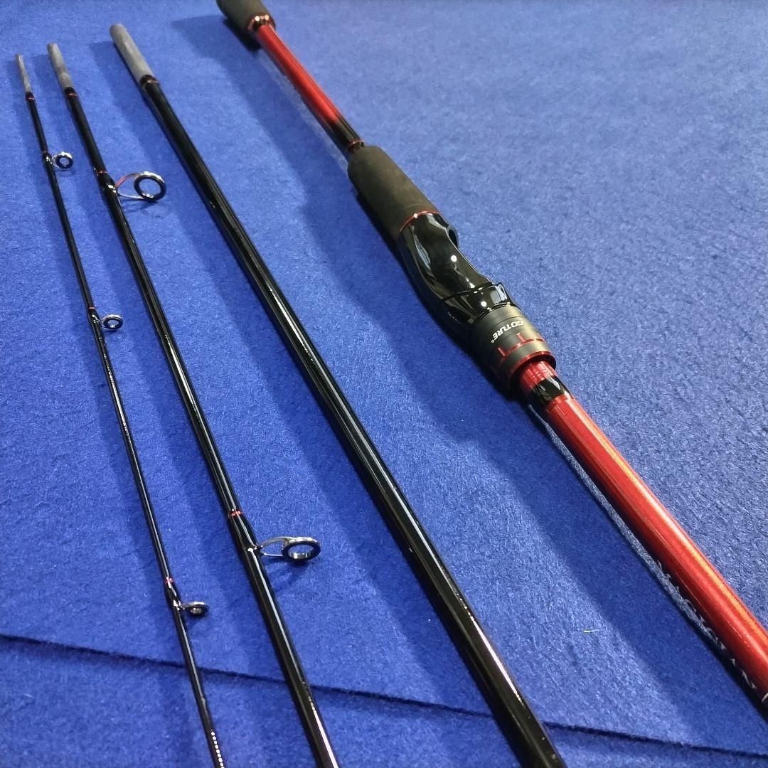 ロッドケース付き マルチピースロッド 2.7m 9ft スピニング シーバス