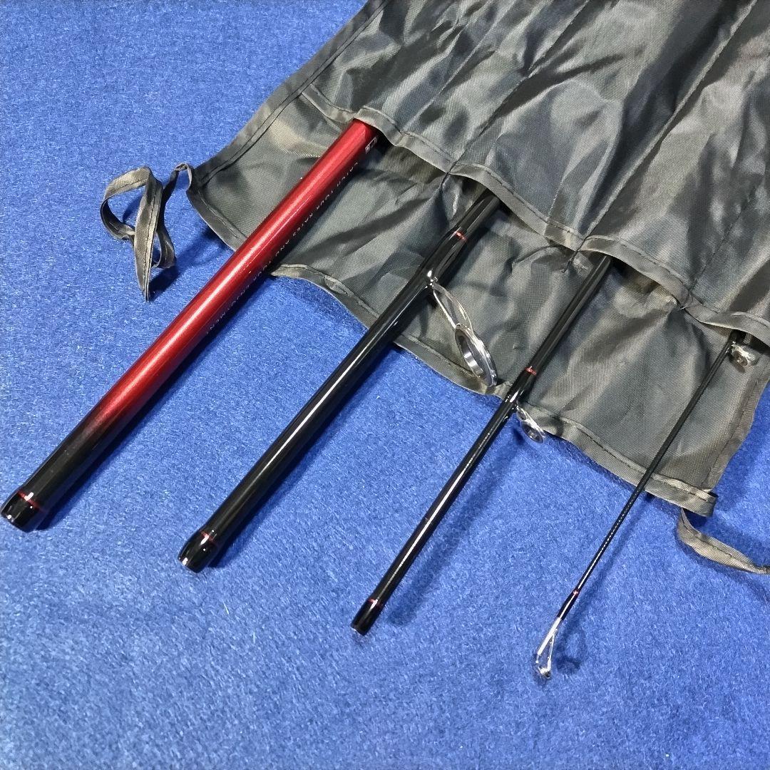 ロッドケース付き マルチピースロッド 2.7m 9ft スピニング シーバス
