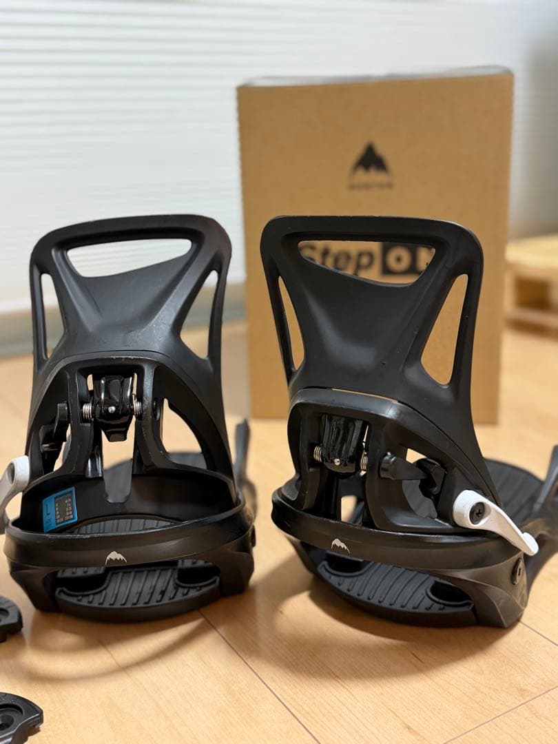 Step On ビンディング ブラック　キッズ　Lサイズ(22cm〜25cm)