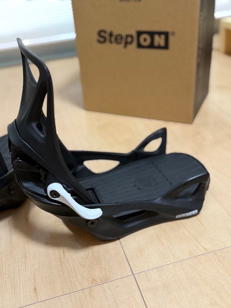 Step On ビンディング ブラック　キッズ　Lサイズ(22cm〜25cm)