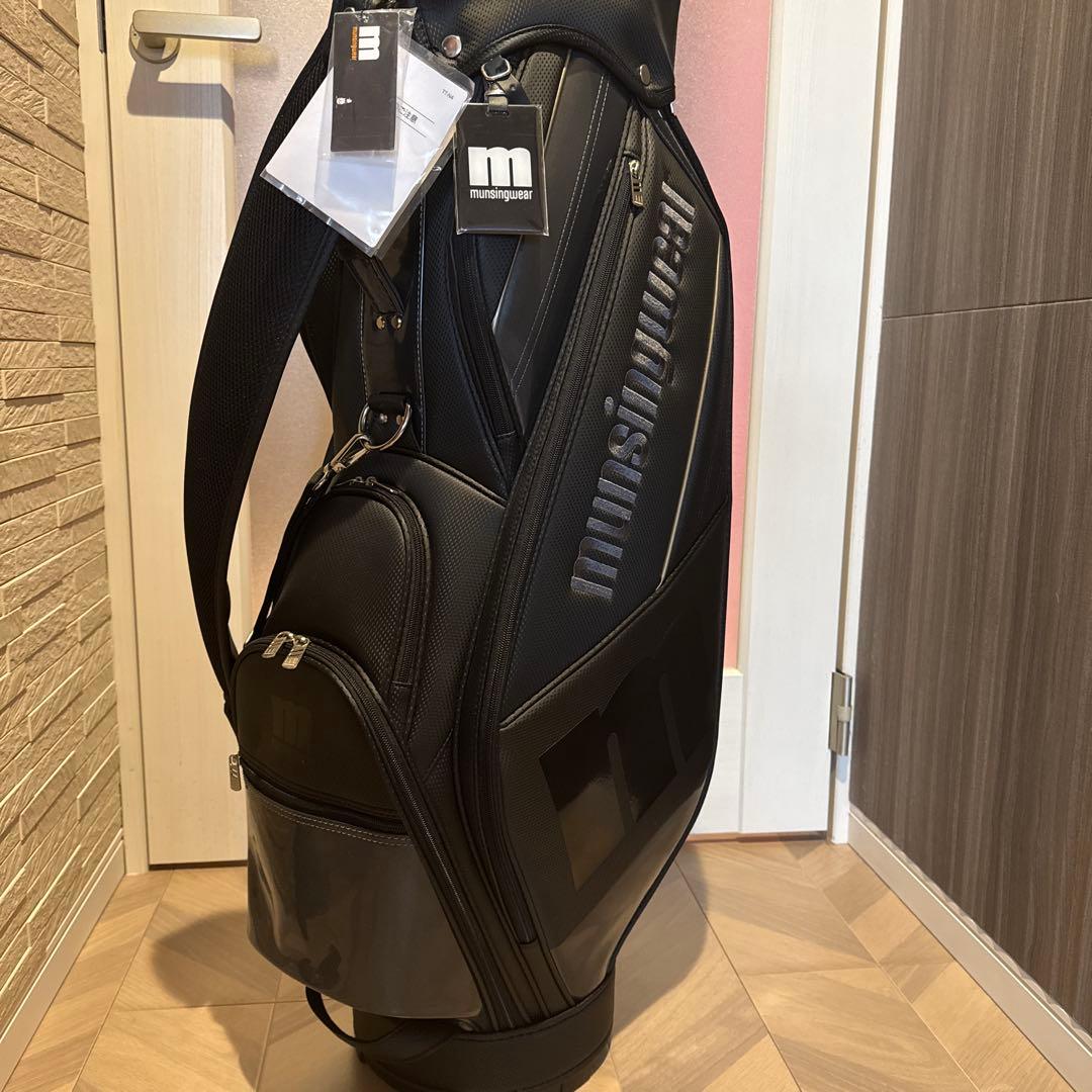g*n様 マンシングウェア ブラックキャディバッグ《新品未使用》