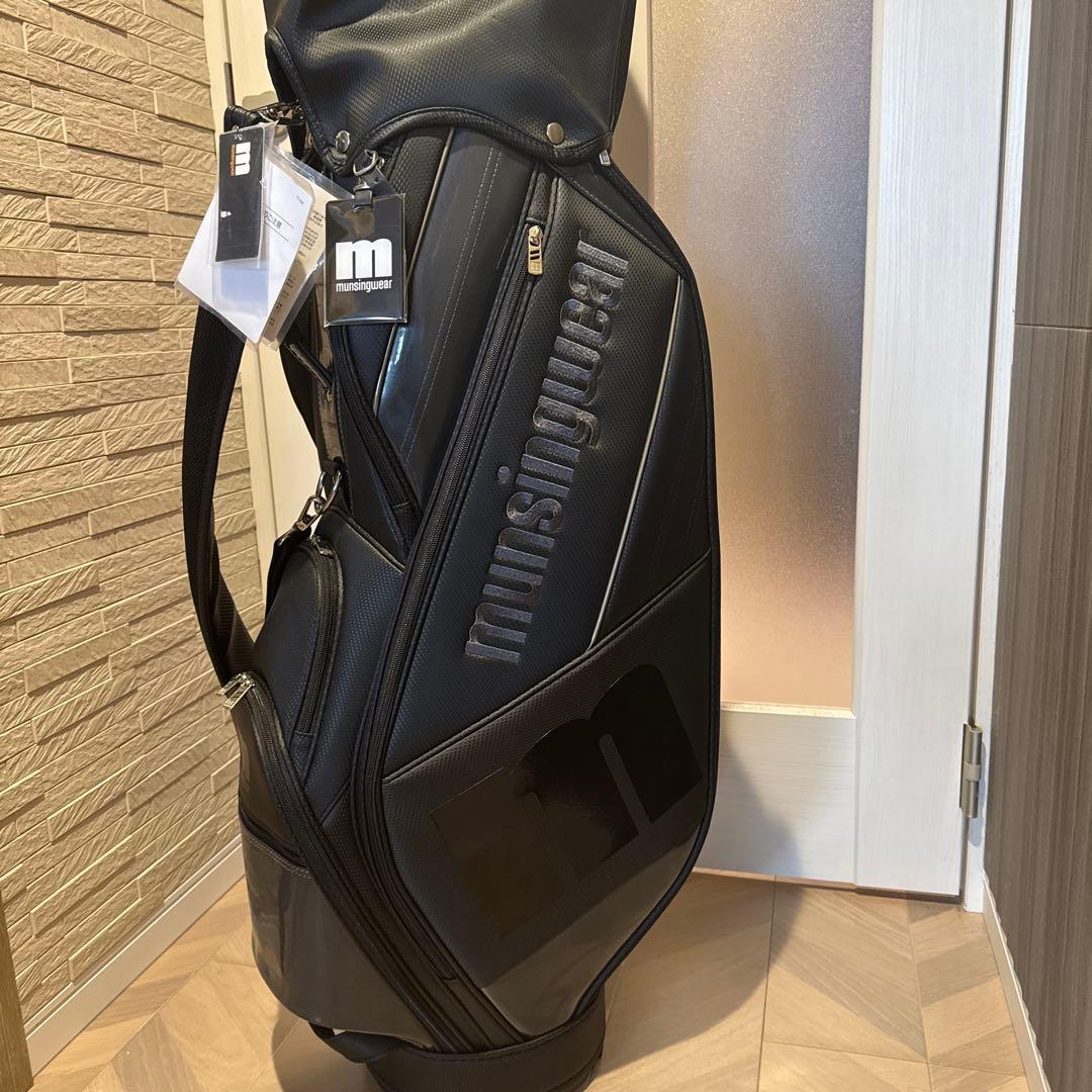 g*n様 マンシングウェア ブラックキャディバッグ《新品未使用》