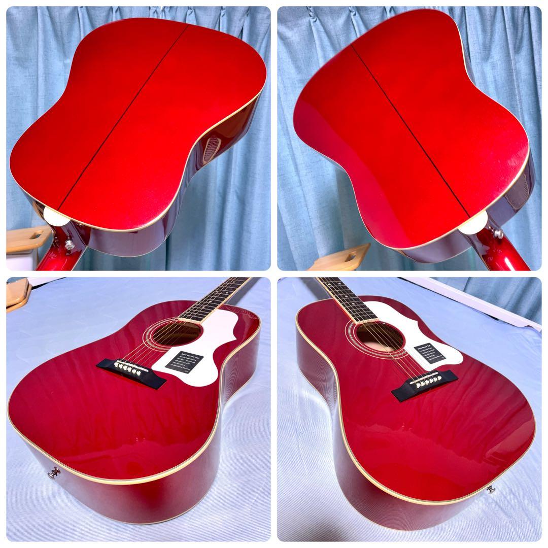 【牛骨★ギブソン直系】Epiphone☆EJ-45S赤【弾き易く調整☆新品弦】