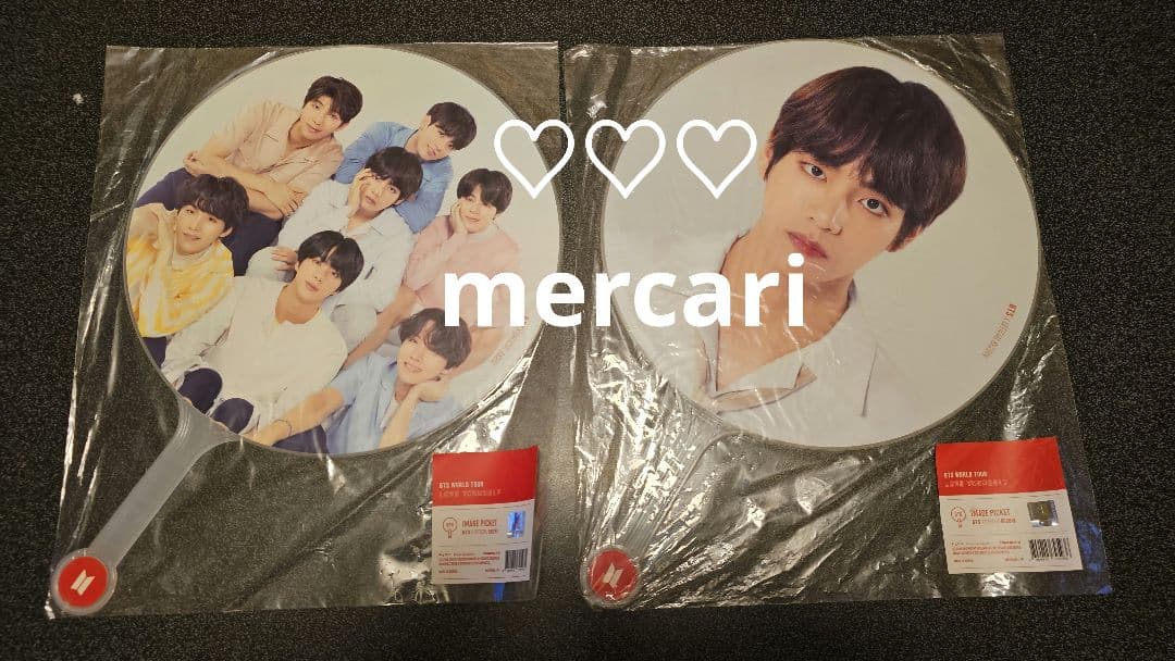 BTS バンタン テヒョン V うちわ イメージピケット フラッグ