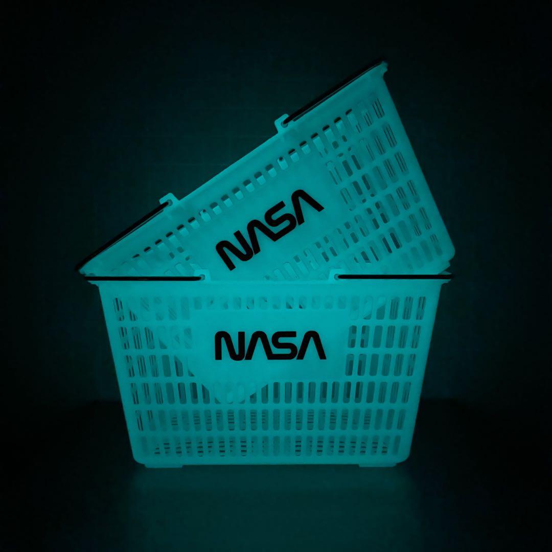 NASAロゴ入りショッピングバスケット（新品未使用品）
