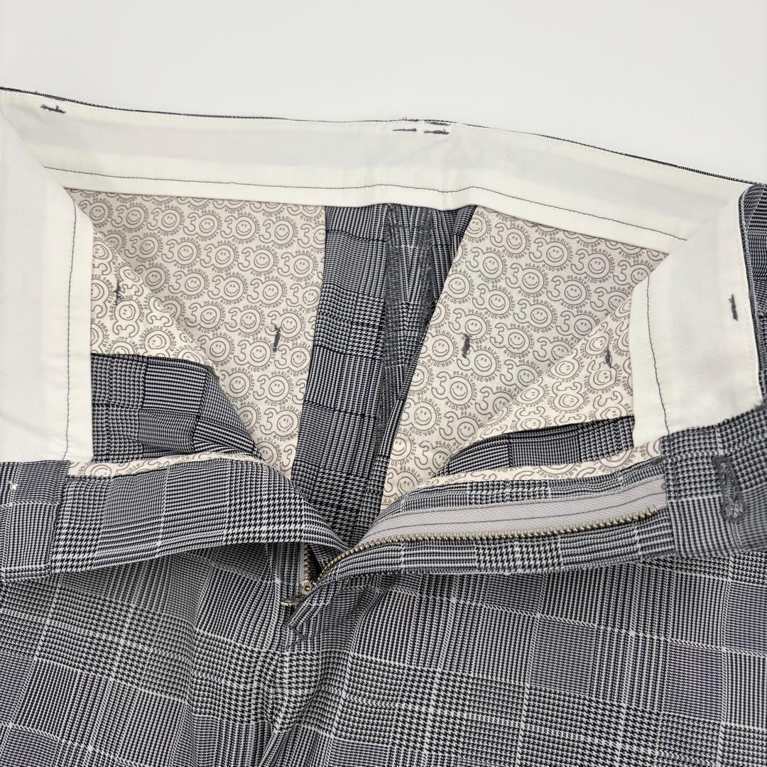 美品　パーリーゲイツ ゴルフパンツ チェック グレー 6 LL 30周年　809