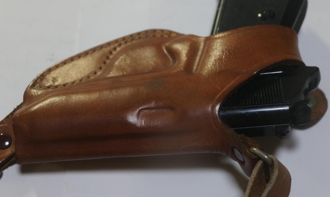 超貴重ウェスタンアームズ(WA)製　ワルサーPPK用ショルダーホルスター　茶革