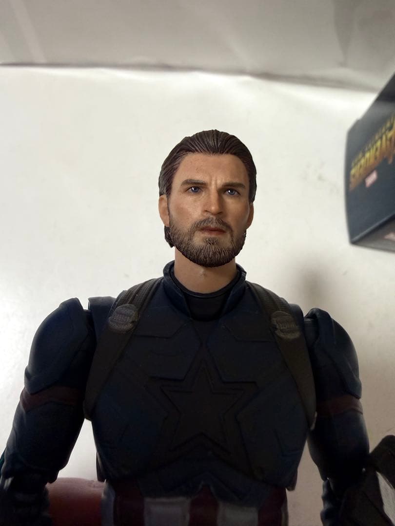 フィギュアーツ　キャプテンアメリカ　インフィニティウォー　閃回ヘッド、シールド付