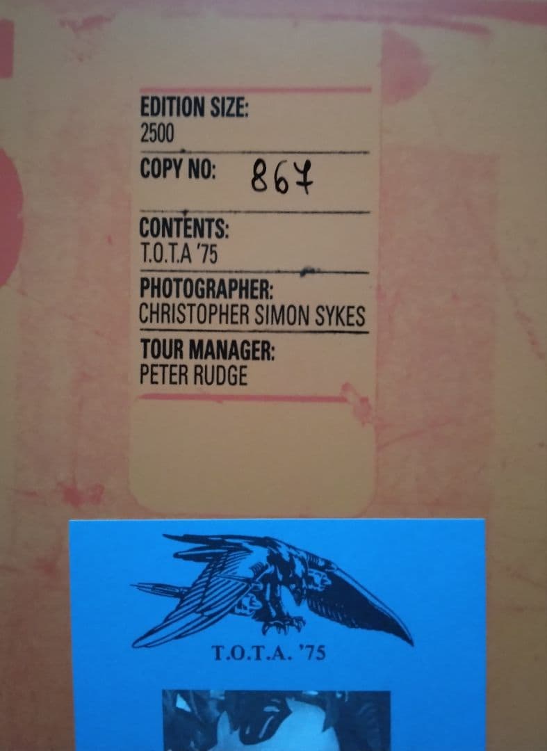 ROLLING STONES「TOTA 75」洋書写真集　大型本